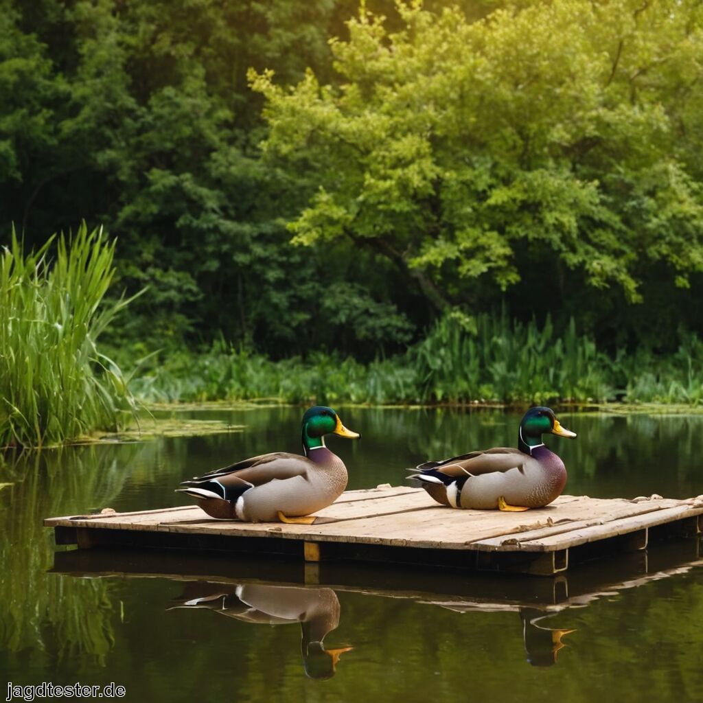 Ente richtig füttern – So bauen Sie ein Entenfloß zum Füttern selbst