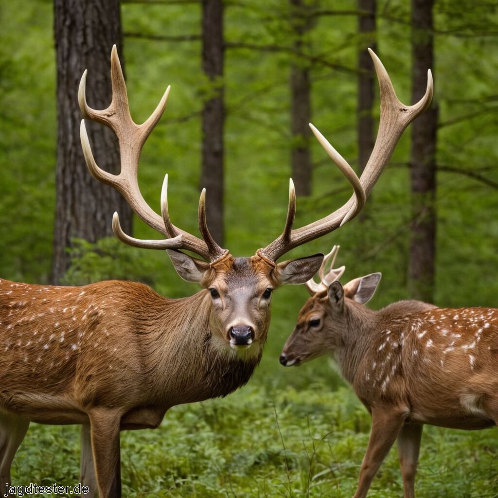Vererbung der Stangenlänge – Entwicklung des Geweihs beim Rotwild