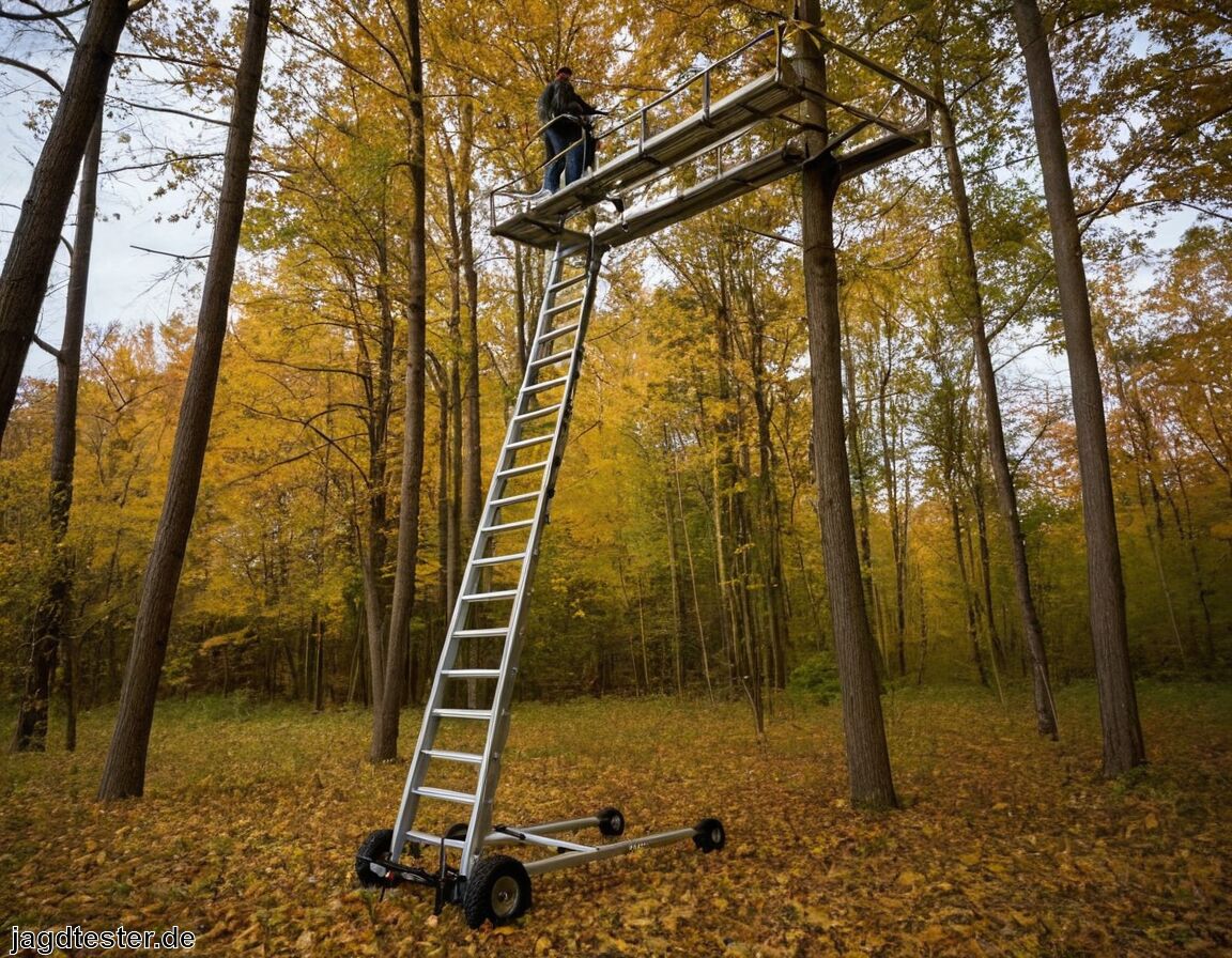 Vorbereitung: Holme und Sprossen zuschneiden und einkerben - Bauanleitung für eine portable Ansitzleiter – Flexibel einsatzbar