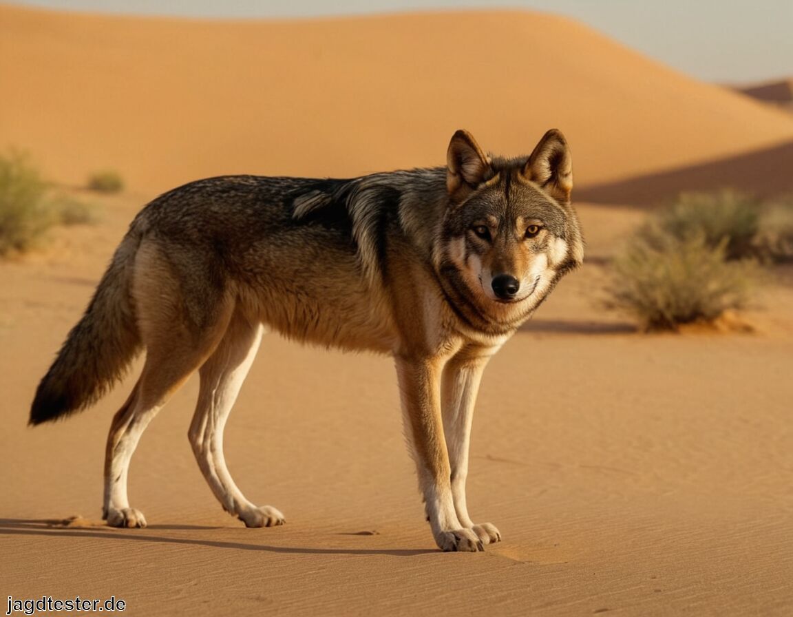 Der arabische Wolf: Der kleinste Wolftyp und seine Besonderheiten - Vergleich der Wolfsubarten – Größe, Geschwindigkeit und Verbreitung