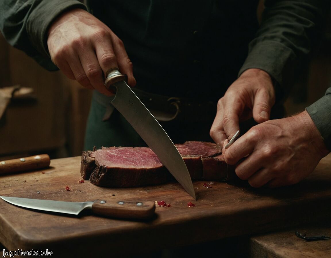 Schritt 5: Das Waidloch abschneiden und das Tier reinigen - Rehwild professionell in 5 Schritten aufbrechen