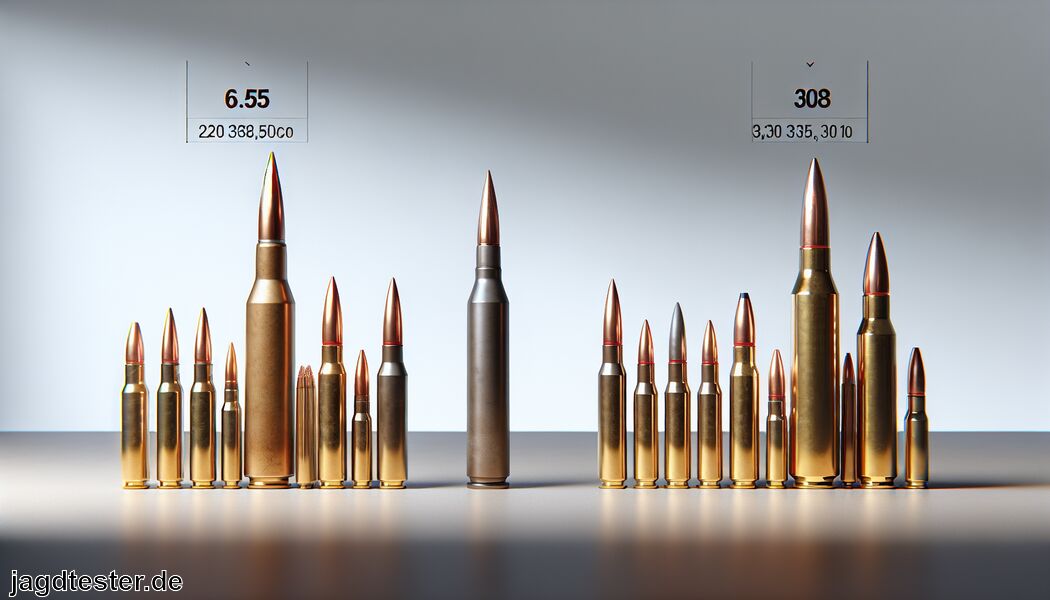 Vergleich zwischen 6,5 Creedmoor und 308 Winchester